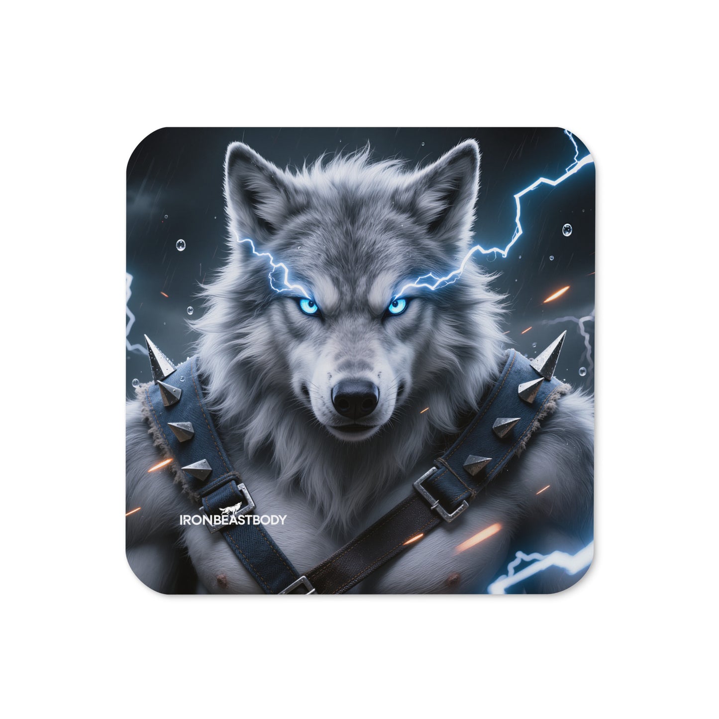 Untersetzer Blitz Wolf 4er Set