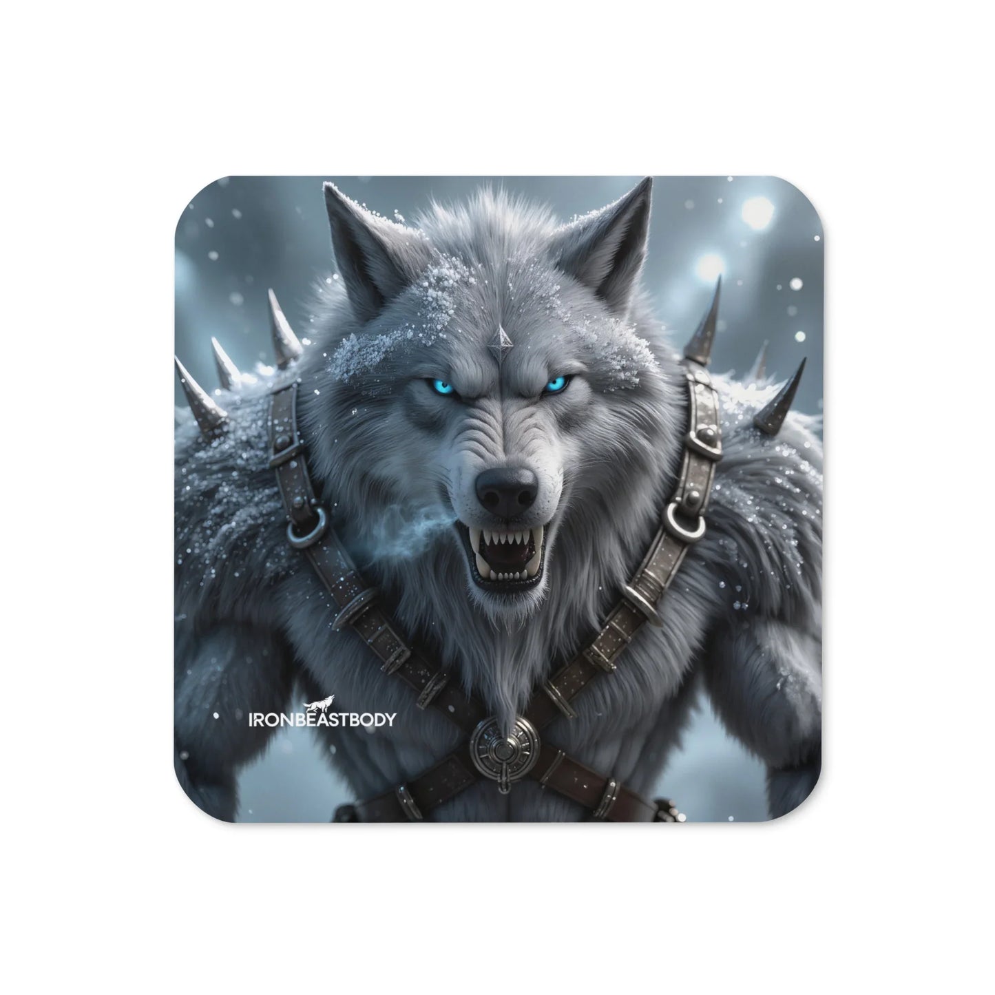 Frozen Wolf Untersetzer 4er Set - IRON BEAST BODY