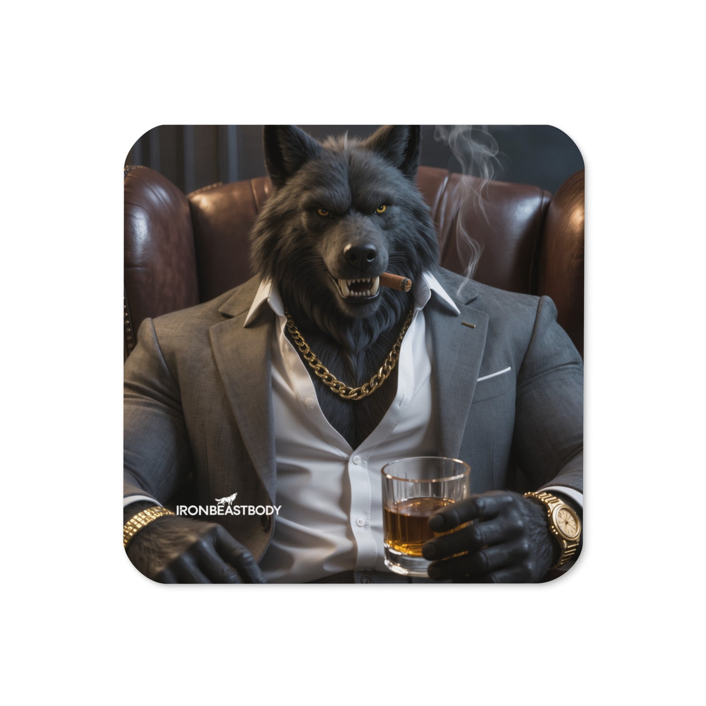 Untersetzer Boss Wolf 4er Set