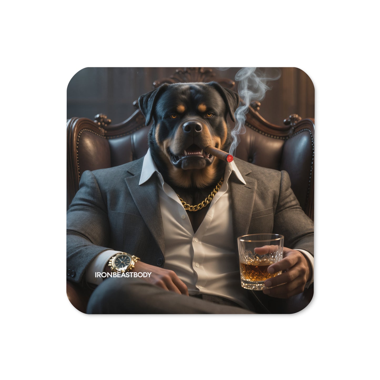 Alpha Dog Untersetzer 4er Set - IRON BEAST BODY