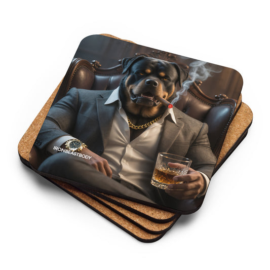 Alpha Dog Untersetzer 4er Set - IRON BEAST BODY