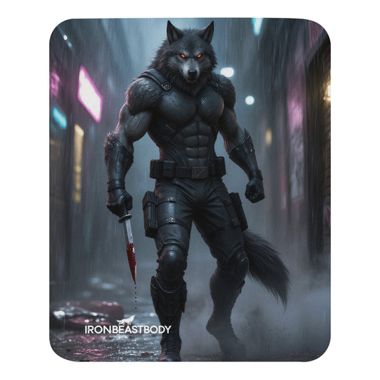 IRON BEAST BODY – Killer Wolf Mousepad
