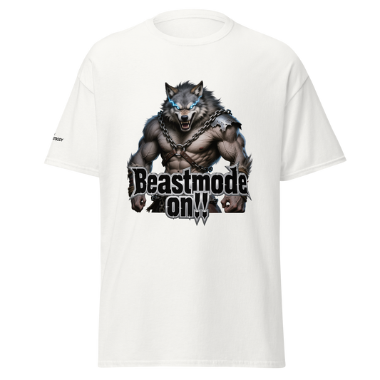 IBB T-Shirt weiß Blitzwolf Beastmode on