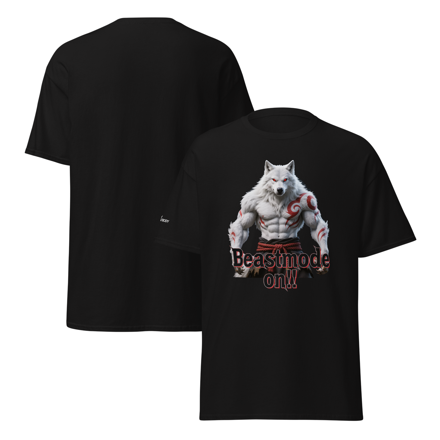 IBB T-Shirt Whitewolf Beastmode on
