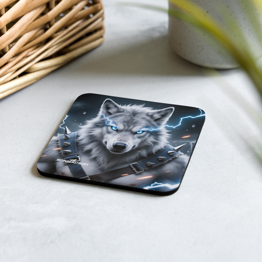 Untersetzer Blitz Wolf 4er Set