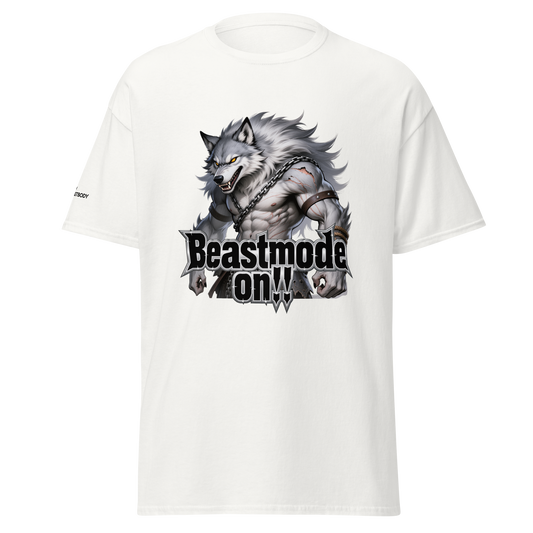 IBB T-Shirt weißer Beastmode Wolf