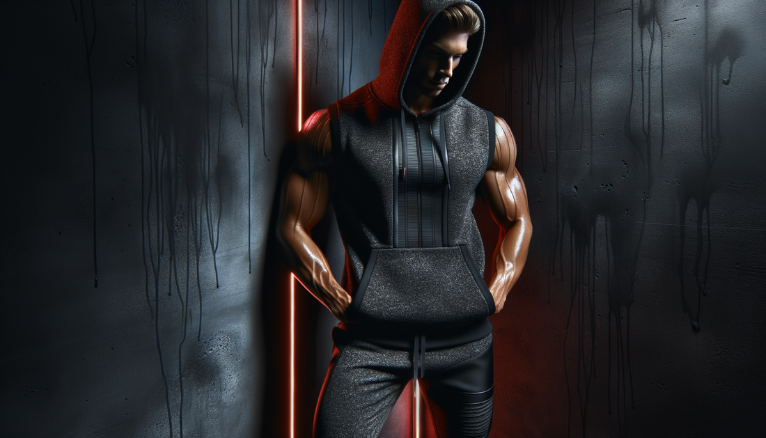 athletische person trainiert im fitnessstudio mit moderner, hochwertiger sportkleidung