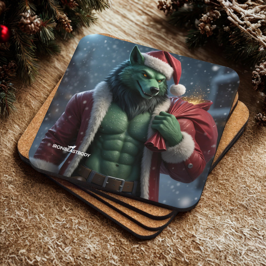 Untersetzer Grinch Wolf 4er Set