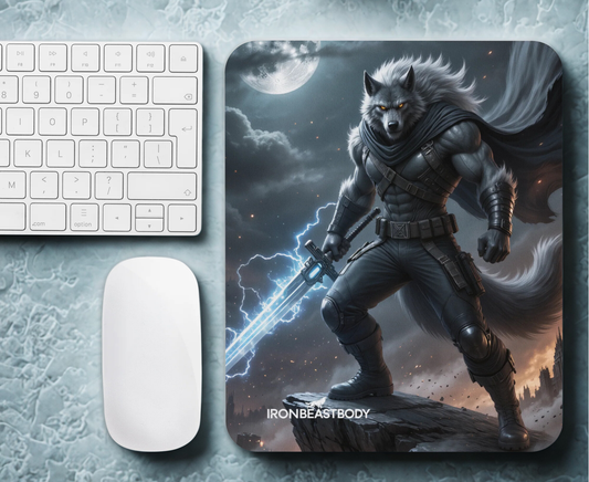 Mauspad Donner Wolf