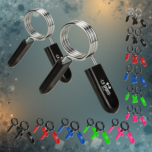 25 mm - Federverschlüsse für Kurz- und Langhantelstangen -C.P. SPorts-GN33