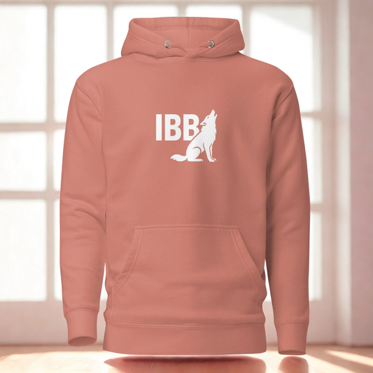 IBB Hoodie frontwhite Logo big