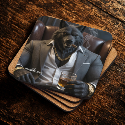 Untersetzer Boss Wolf 4er Set