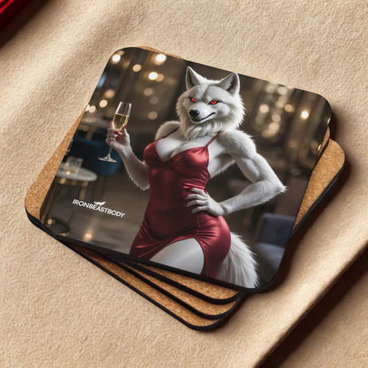 Untersetzer elegant Ladywolf 4er Set