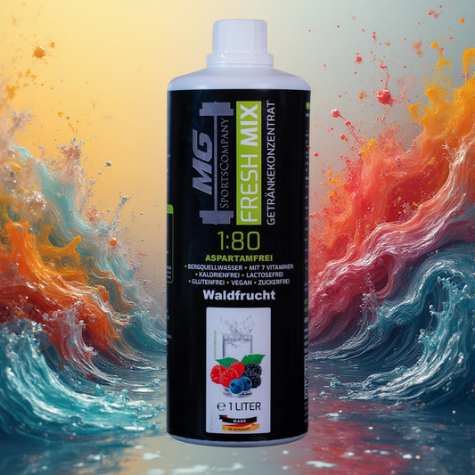 Fitness Getränkekonzentrat - Waldfrucht - mit 7 wertvollen Vitaminen ergibt 80 Liter