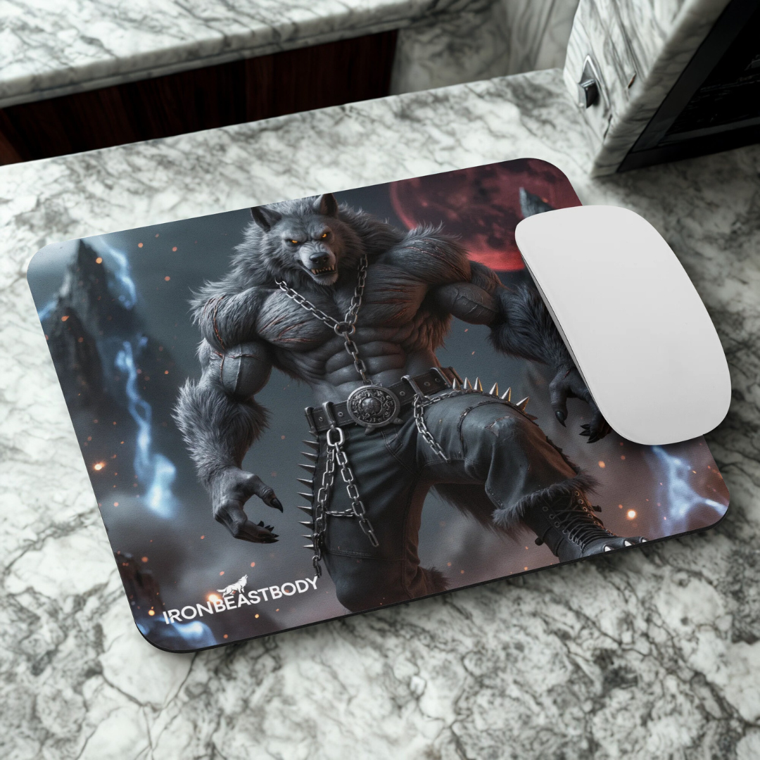 Mauspad furchtloser Wolf