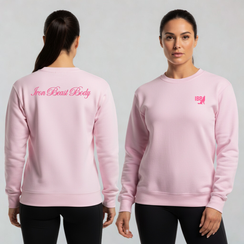 IRON BEAST BODY Pink Dominance Hoodie - Premium Fitness Hoodie in Pink
