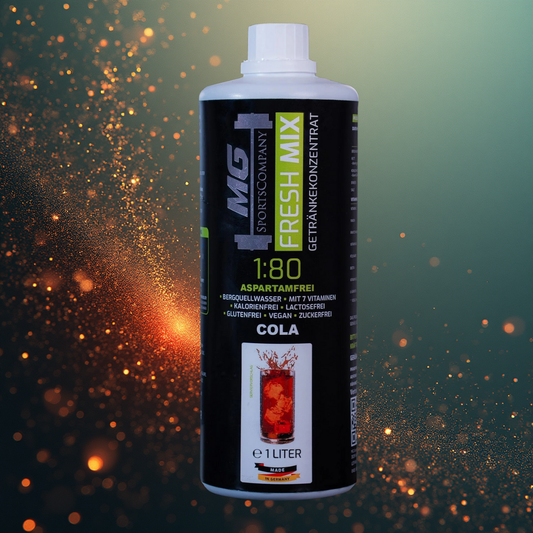 Fitness Getränkekonzentrat - Cola - mit 7 wertvollen Vitaminen ergibt 80 Liter