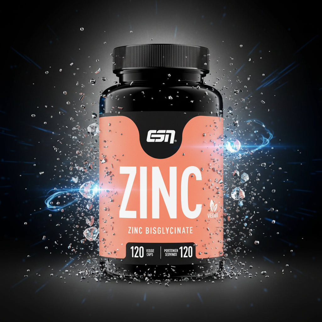ESN Zinc 120 Kapseln - Zink Supplement für Immunsystem, Stoffwechsel, Haut und Haar
