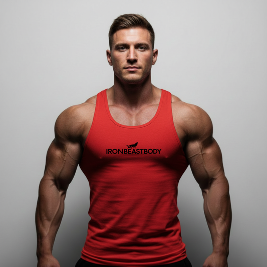 IRON BEAST BODY Core Strength Tanktop - Premium Fitness Tanktop für Herren
