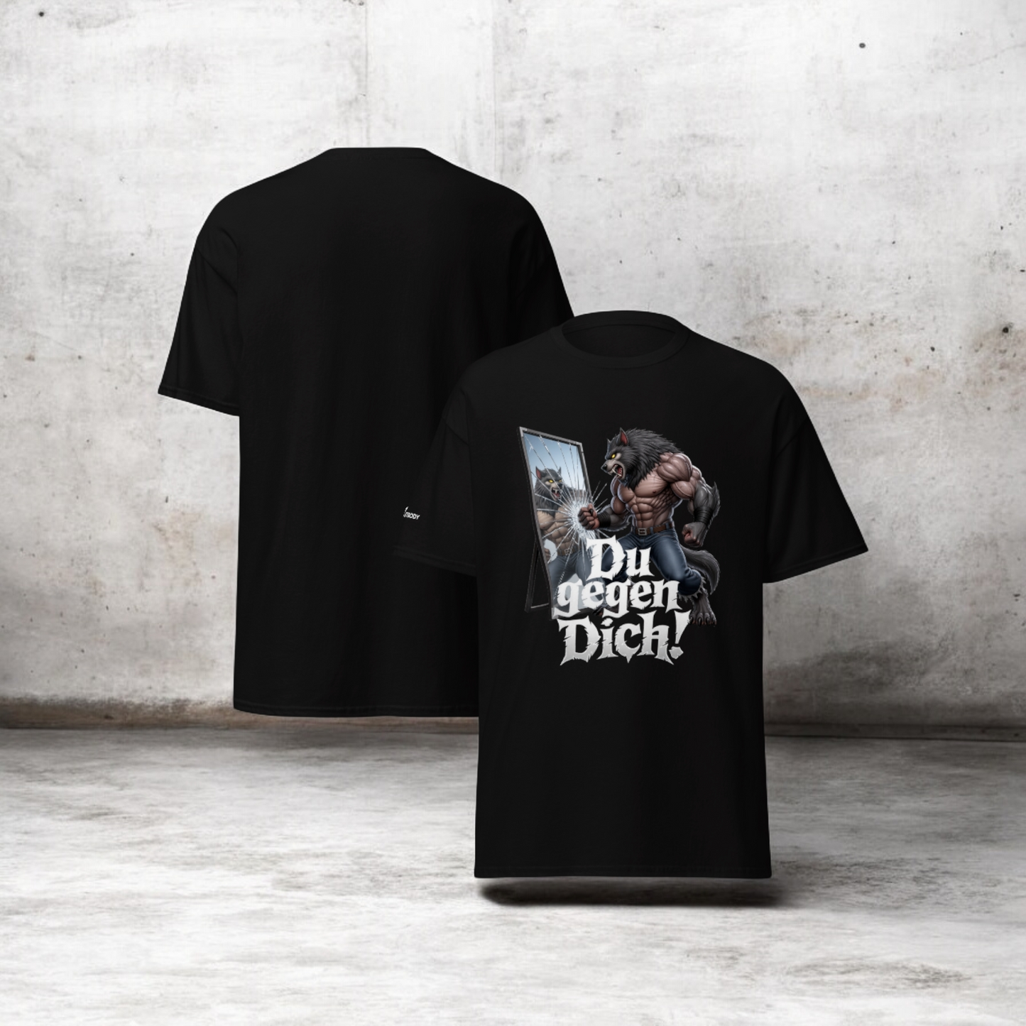IBB T-Shirt schwarz Du gegen dich