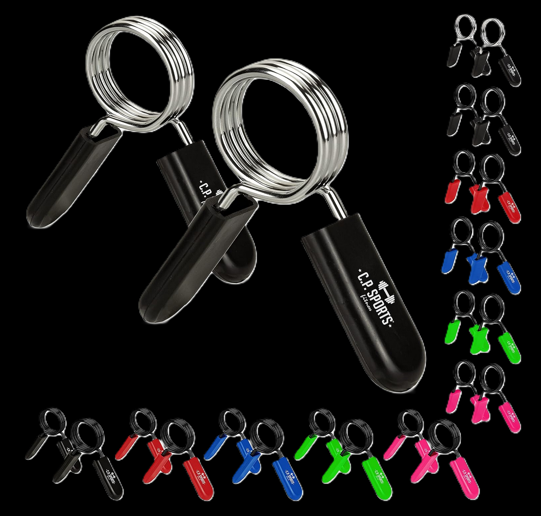 25 mm - Federverschlüsse für Kurz- und Langhantelstangen -C.P. SPorts-GN33