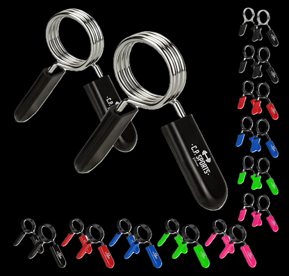 25 mm - Federverschlüsse für Kurz- und Langhantelstangen -C.P. SPorts-GN33