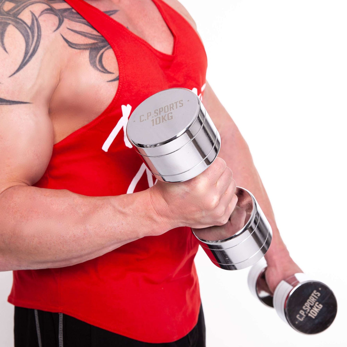 Chromhanteln 1x Paar / verschiedne Größen - C.P. SPORTS