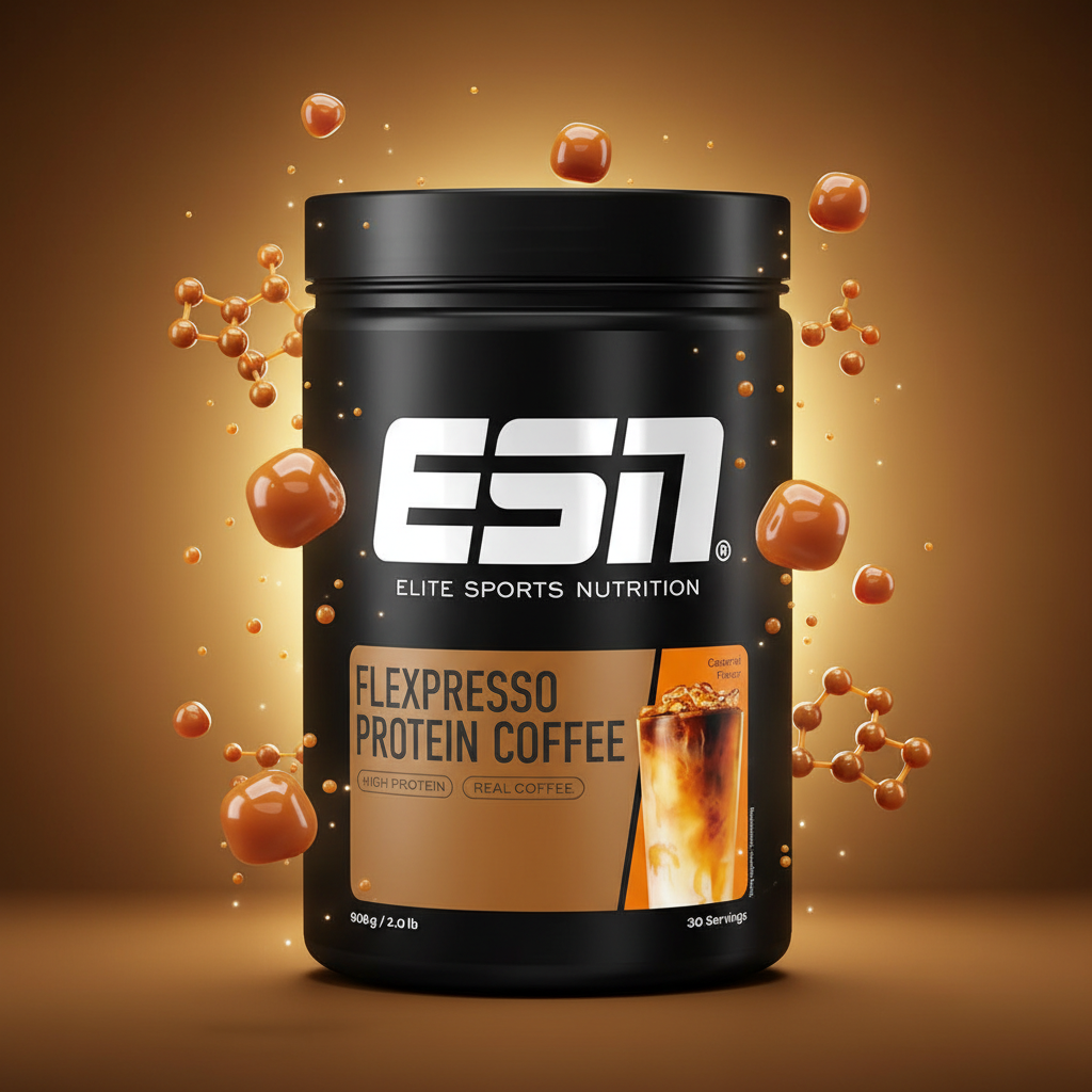 ESN Designer Whey Protein 1000g Karamell - Premium Whey Protein für Muskelaufbau und Regeneration
