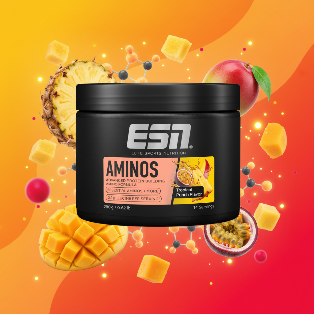 ESN Amino EAA 280g Tropical Punch - Essentielle Aminosäuren für Training und Regeneration
