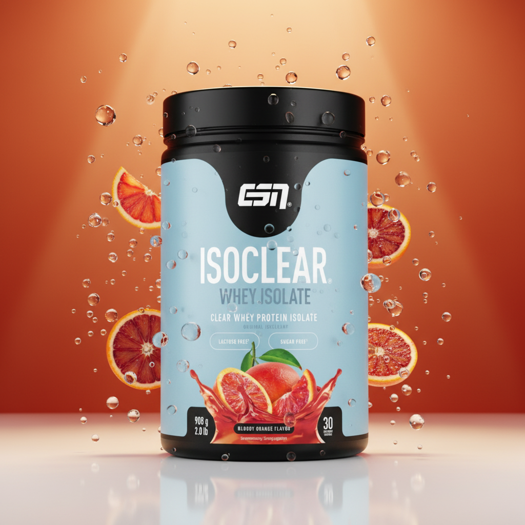 ESN ISOCLEAR Whey Isolate 908g Bloody Orange - Clear Whey Protein erfrischend klar statt cremig
