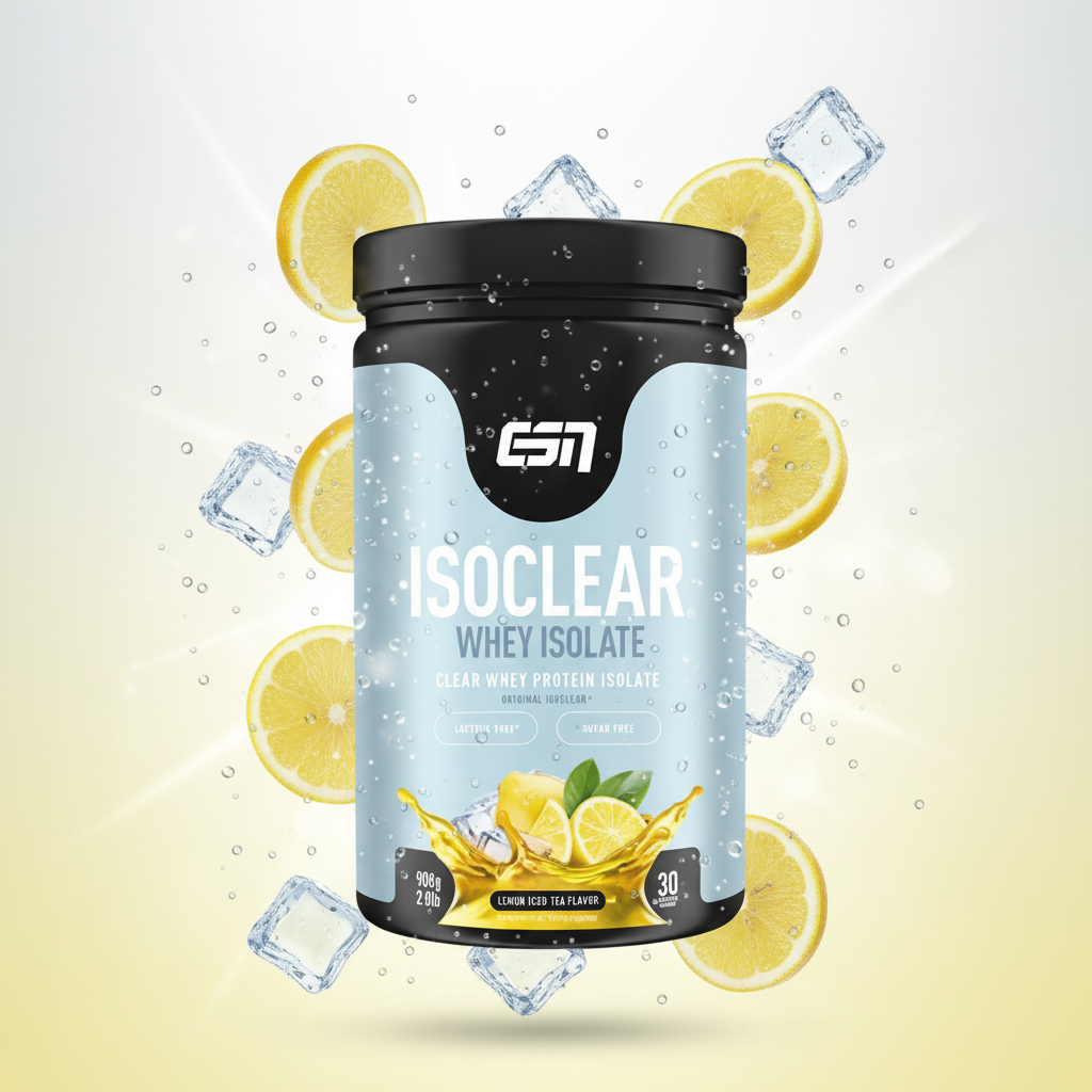 ESN ISOCLEAR Whey Isolate 908g Frische Zitrone - Clear Whey Protein erfrischend klar statt cremig
