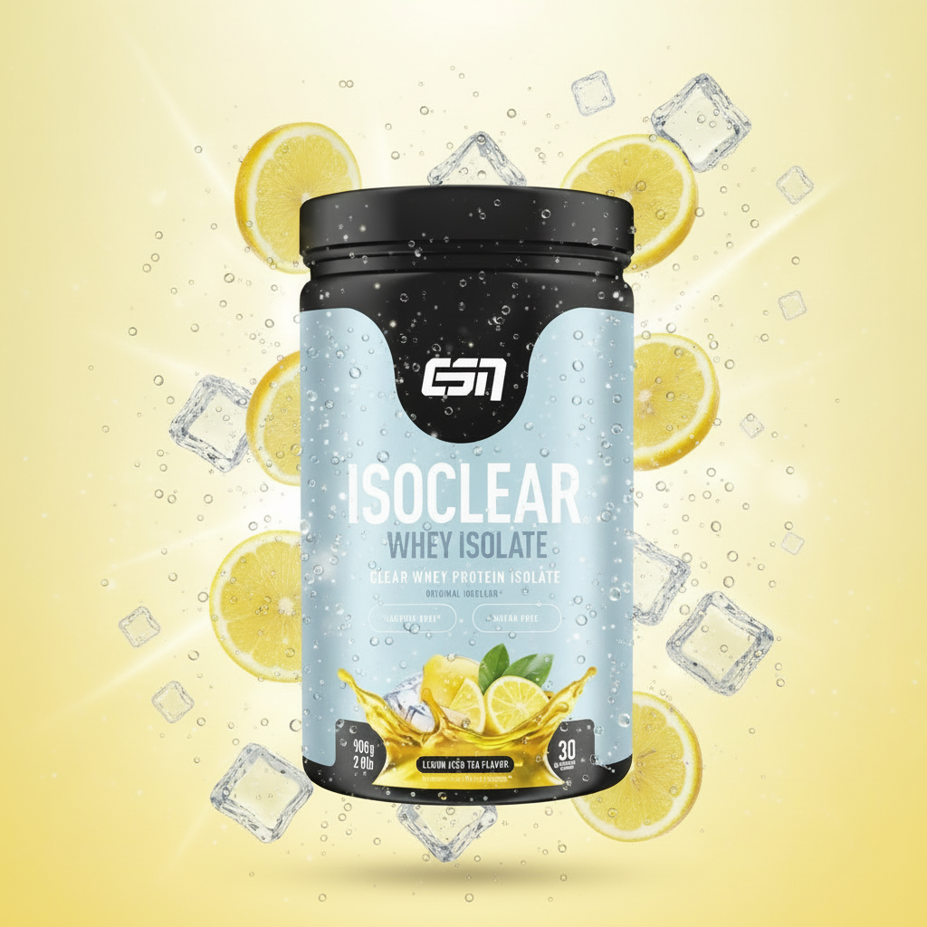 ESN ISOCLEAR Whey Isolate 908g Zitroneneistee - Clear Whey Protein erfrischend klar statt cremig
