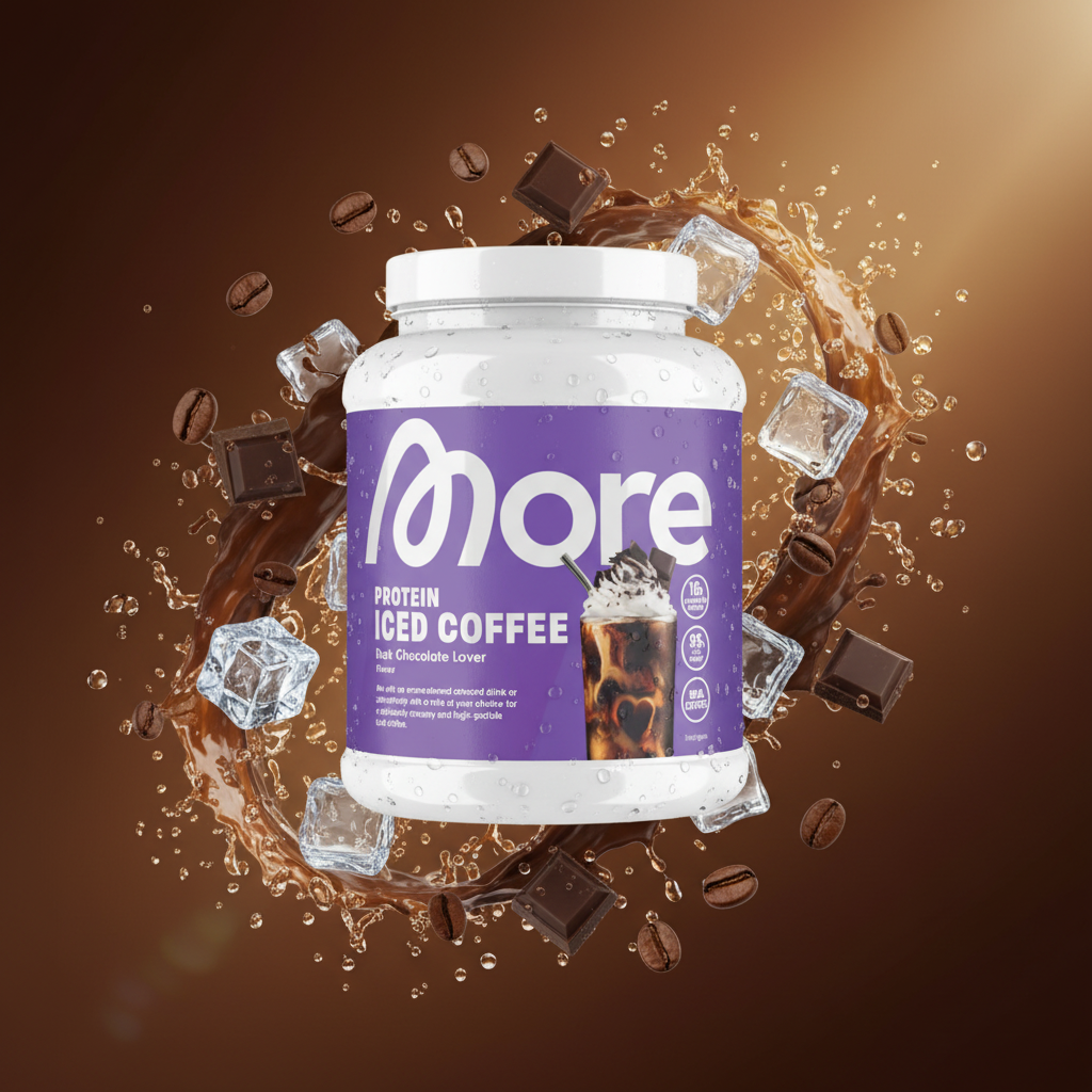 More Nutrition Protein Iced COFFEE 500g Chocolate Lover - Erfrischender Protein Eiskaffee mit Schokolade
