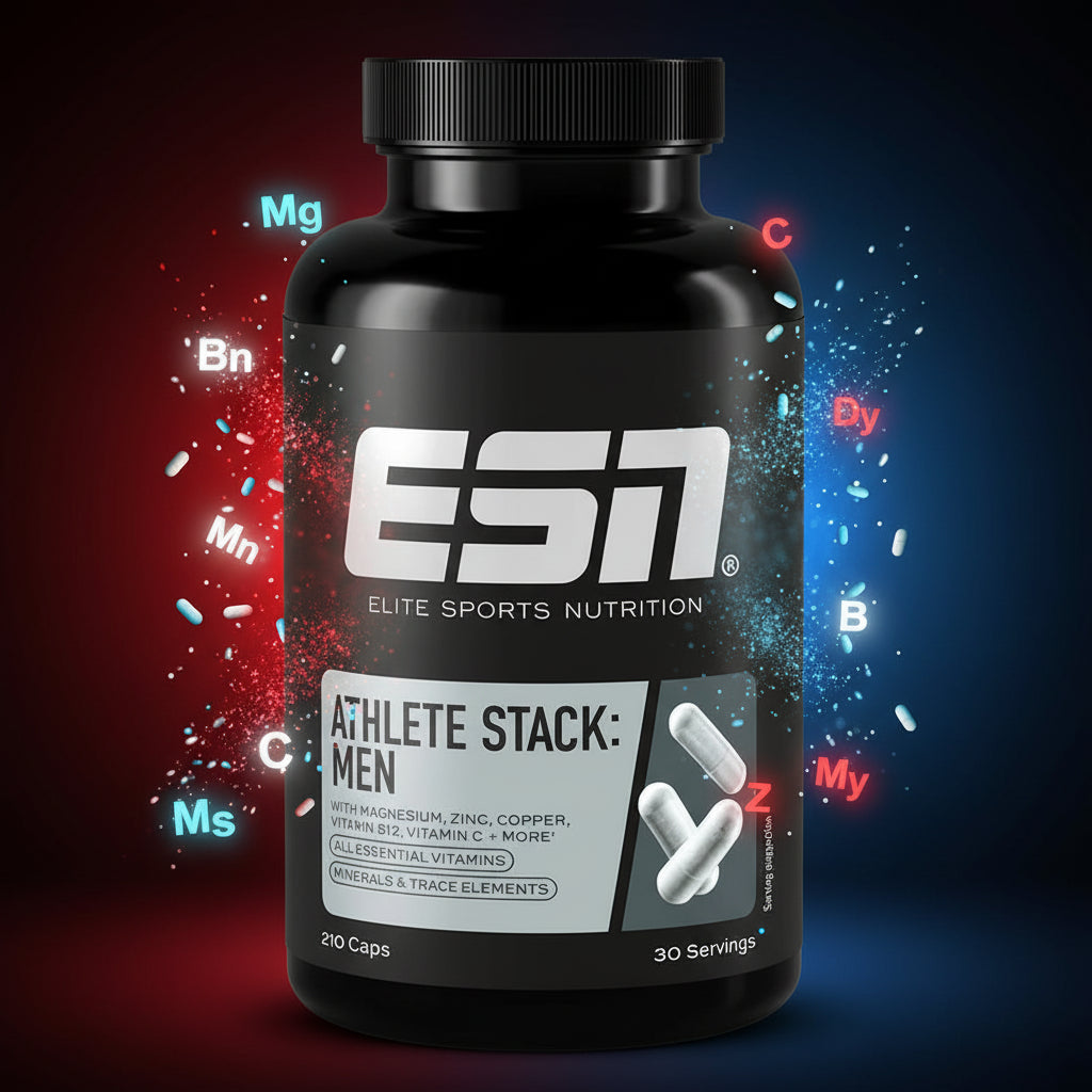 ESN Athlete Stack MEN 210 Kapseln - Vitamine und Mineralstoffe für Performance und Regeneration
