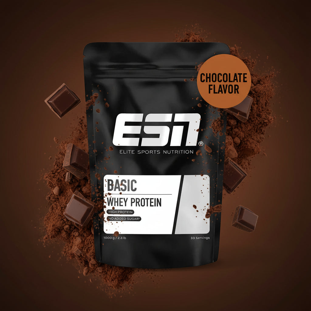 ESN Basic Whey Protein Schokolade - 22g Protein pro Portion, hochwertiges Whey-Konzentrat
