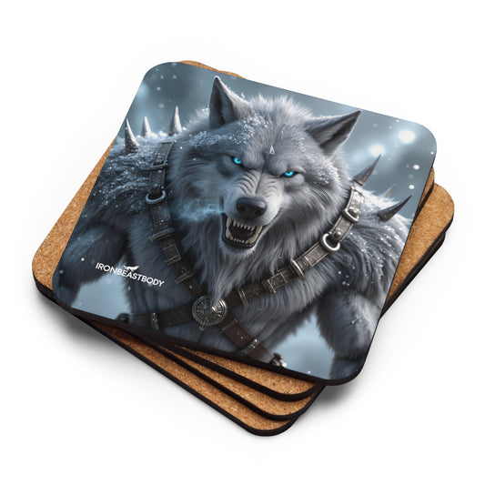 Frozen Wolf Untersetzer 4er Set - IRON BEAST BODY