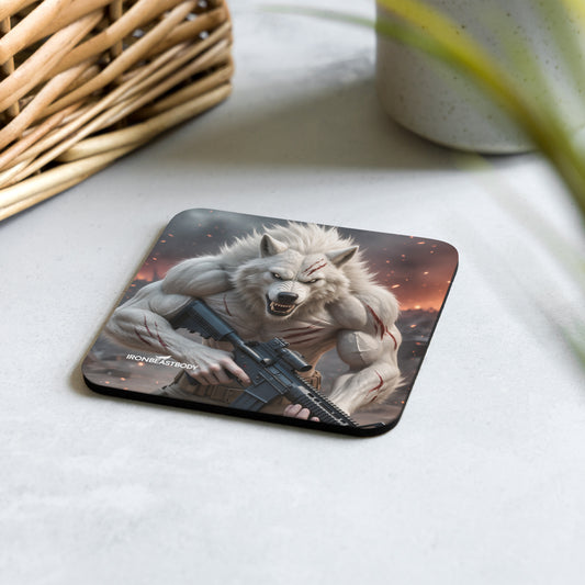 Untersetzer Kriegswolf 4er Set