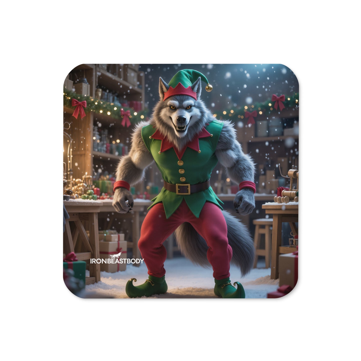 Untersetzer Elf Wolf 4er Set