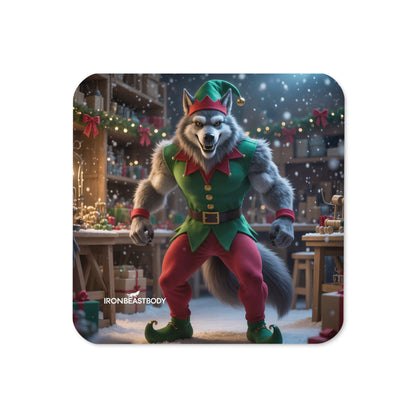 Untersetzer Elf Wolf 4er Set