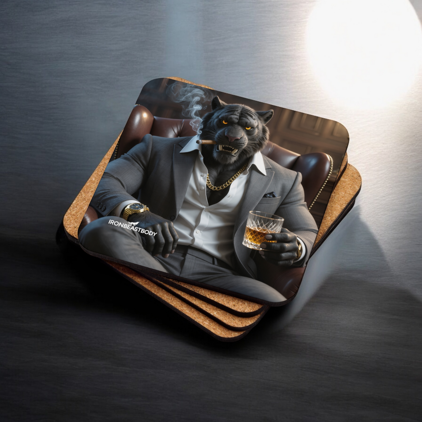 Untersetzer Boss Tiger 4er set