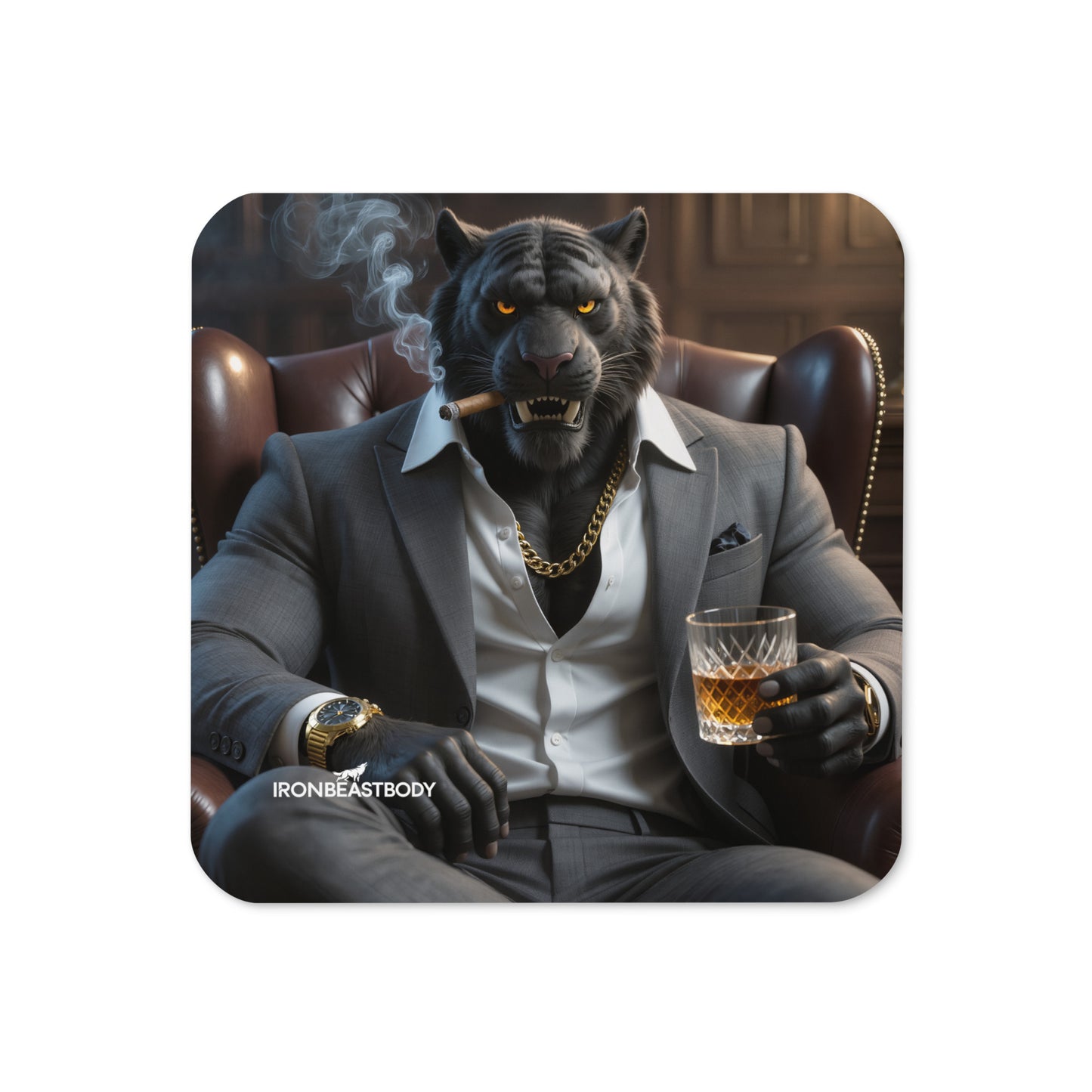 Boss Tiger Untersetzer 4er Set - IRON BEAST BODY