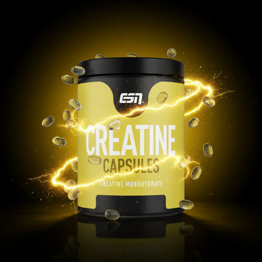 ESN Creatine Giga Caps 90 Kapseln - Hochdosiertes Creatin für Kraft, Leistung und Explosivität
