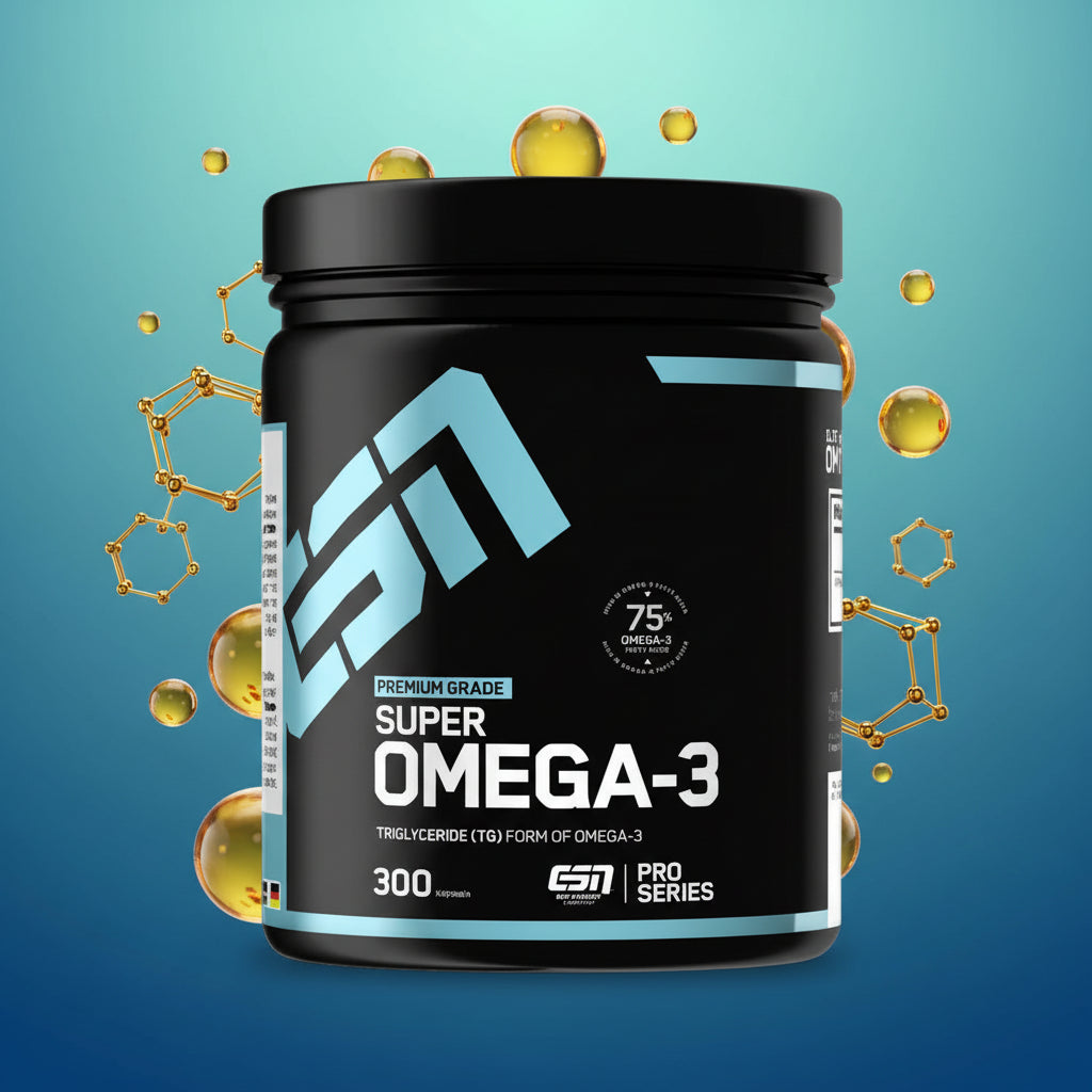 ESN Omega 3 300 Kapseln - Omega-3-Fettsäuren EPA & DHA Großpackung für langfristige Versorgung
