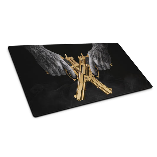IRON BEAST BODY Gaming-Mauspad - Golden Guns XXL Premium Mousepad