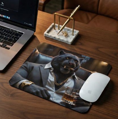 IRON BEAST BODY Gaming-Mauspad - Black Tiger Boss Premium Mousepad