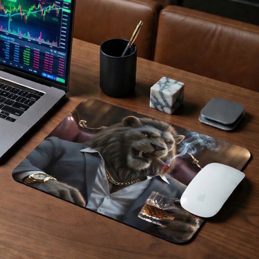 IRON BEAST BODY Gaming-Mauspad - Lion Boss Premium Mousepad