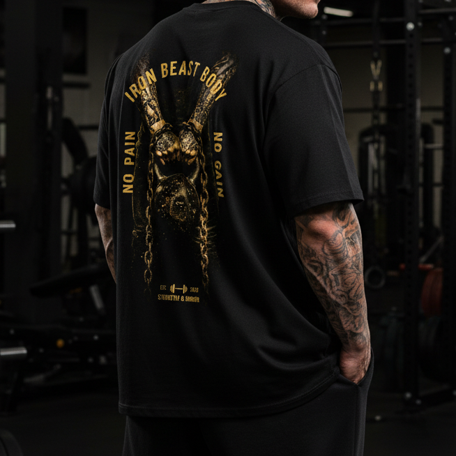 IRON BEAST BODY No Pain No Gain Seitlich