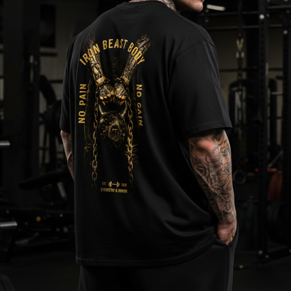 IRON BEAST BODY No Pain No Gain Seitlich