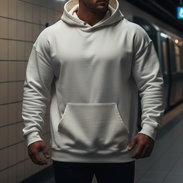 IRON BEAST BODY Unbreakable Relentless Hoodie Vorne Mit Bauchtasche