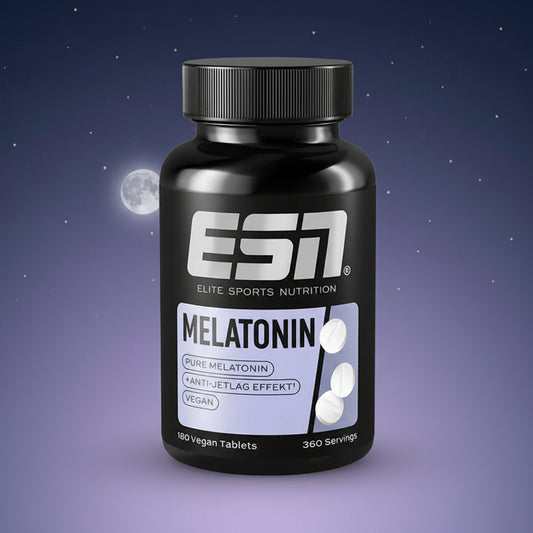 ESN Melatonin Sleep Aid 180 Tabletten - Natürliche Einschlafhilfe mit 1mg Melatonin ohne Gewöhnungseffekt
